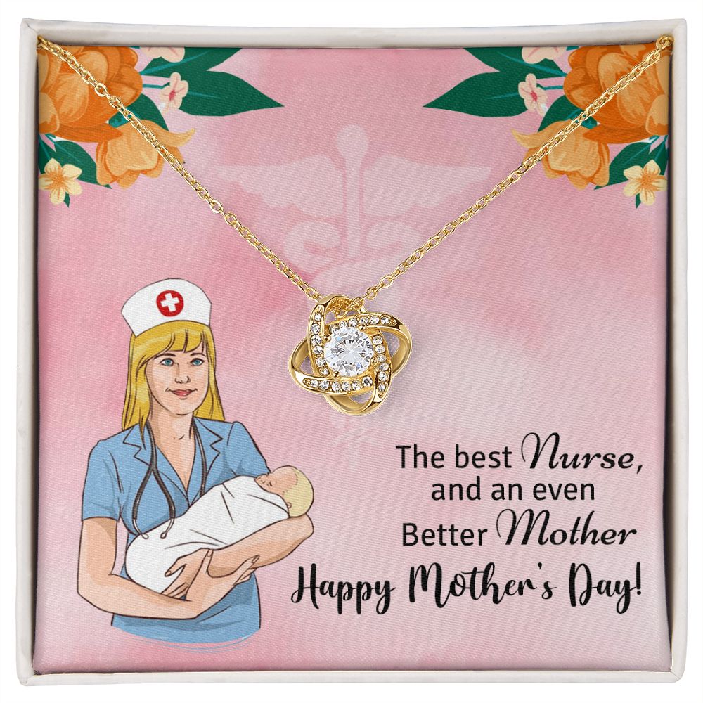 Nurse Mom Gift for Mothers Day, Necklace for nurse mom, Cute Nurse mom design, Mothers day gift ideas, Dainty necklace, jewelry for nurse mom