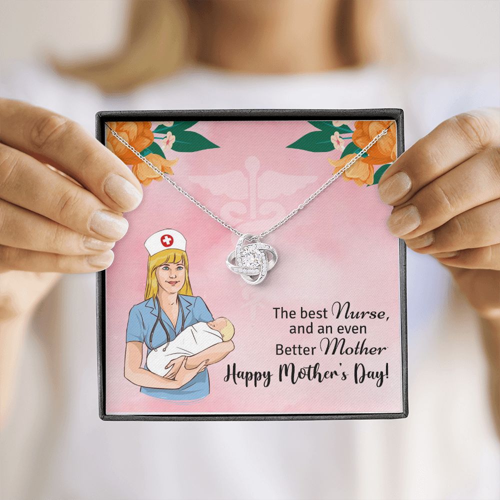 Nurse Mom Gift for Mothers Day, Necklace for nurse mom, Cute Nurse mom design, Mothers day gift ideas, Dainty necklace, jewelry for nurse mom