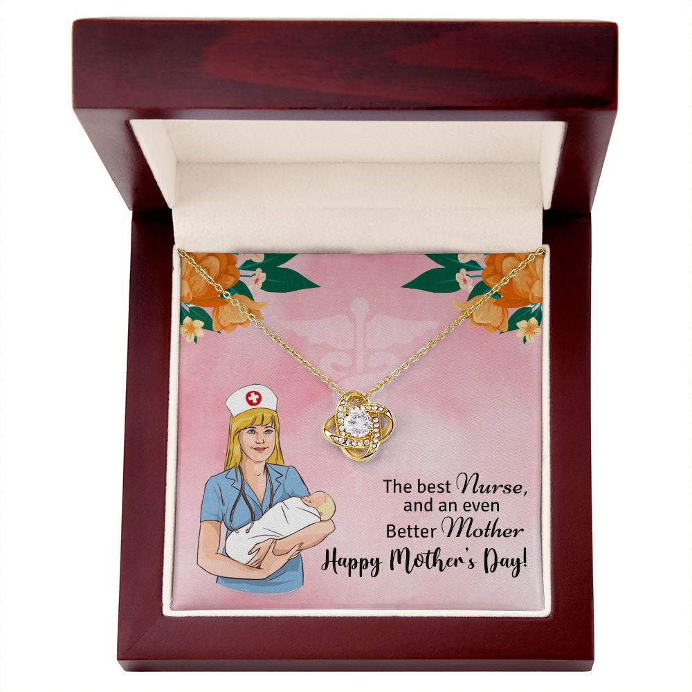 Nurse Mom Gift for Mothers Day, Necklace for nurse mom, Cute Nurse mom design, Mothers day gift ideas, Dainty necklace, jewelry for nurse mom