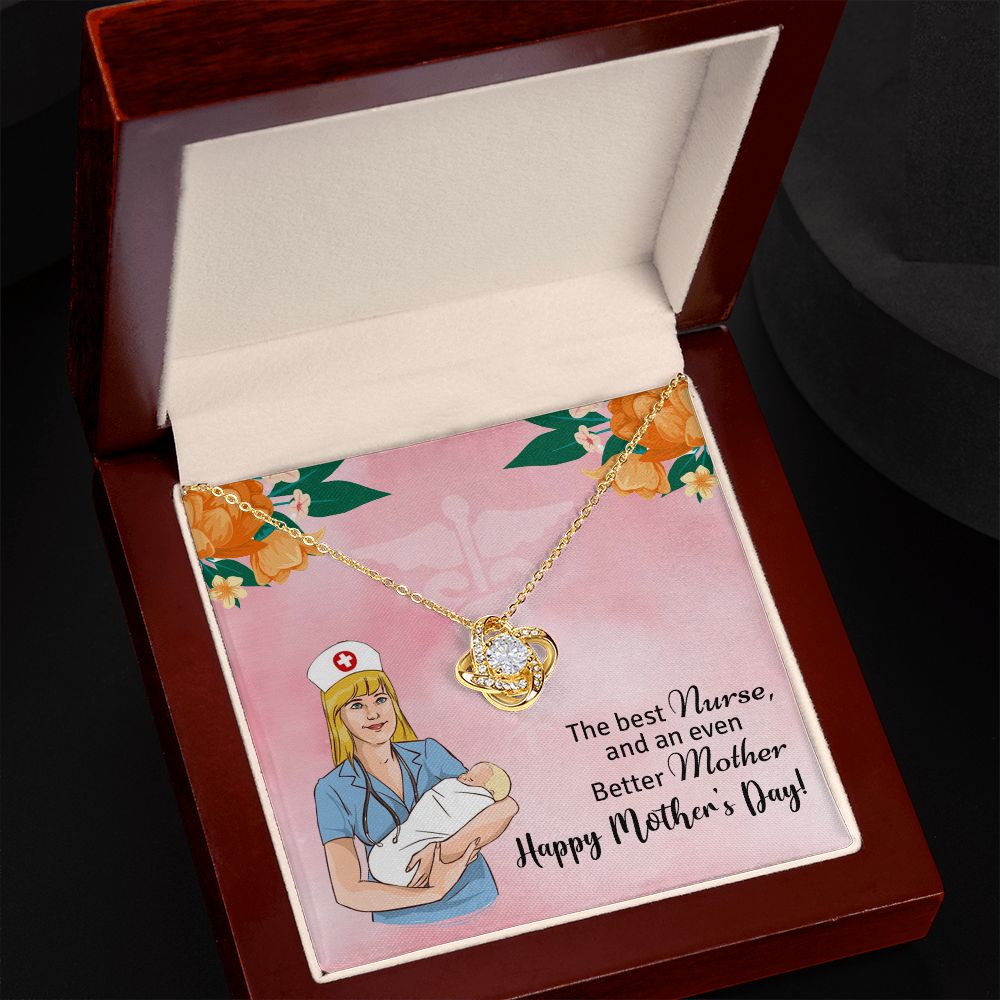 Nurse Mom Gift for Mothers Day, Necklace for nurse mom, Cute Nurse mom design, Mothers day gift ideas, Dainty necklace, jewelry for nurse mom