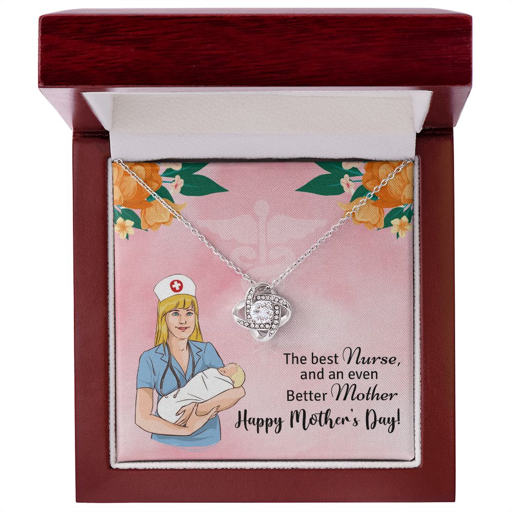 Nurse Mom Gift for Mothers Day, Necklace for nurse mom, Cute Nurse mom design, Mothers day gift ideas, Dainty necklace, jewelry for nurse mom