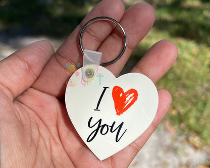 Personalized Photo Keychain, Custom Anniversary Gift, Double-Sided Print Keyring