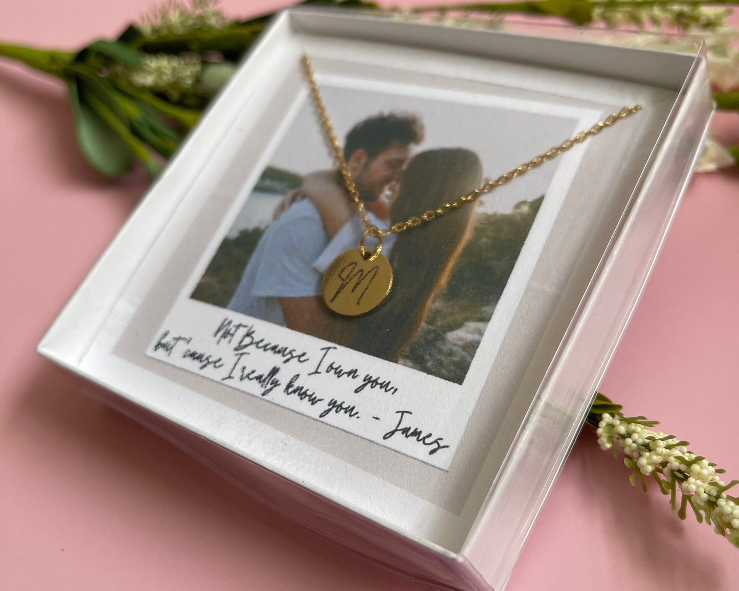 Initial Necklace, Custom Dainty Name, Gift for Her, Gold Silver Rose, Anniversary, Jewelry
