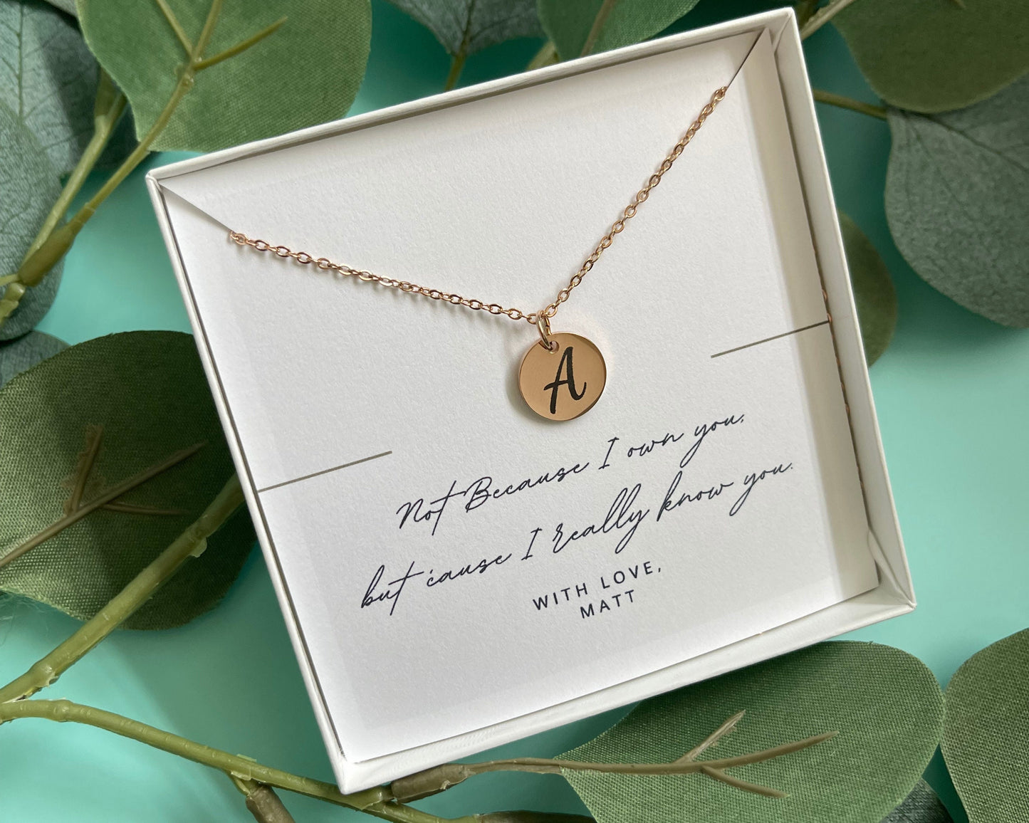 Personalized Gold Initial Necklace, Gift for Women, Engraved Letter Pendant, Special Occasion Jewelry
