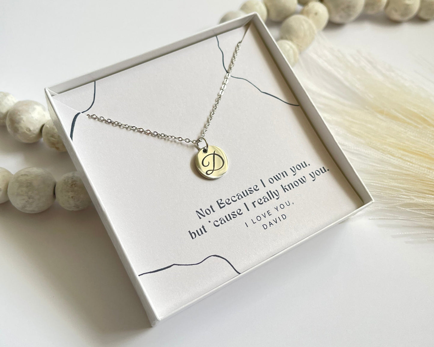 Personalized Gold Initial Necklace, Gift for Women, Engraved Letter Pendant, Special Occasion Jewelry