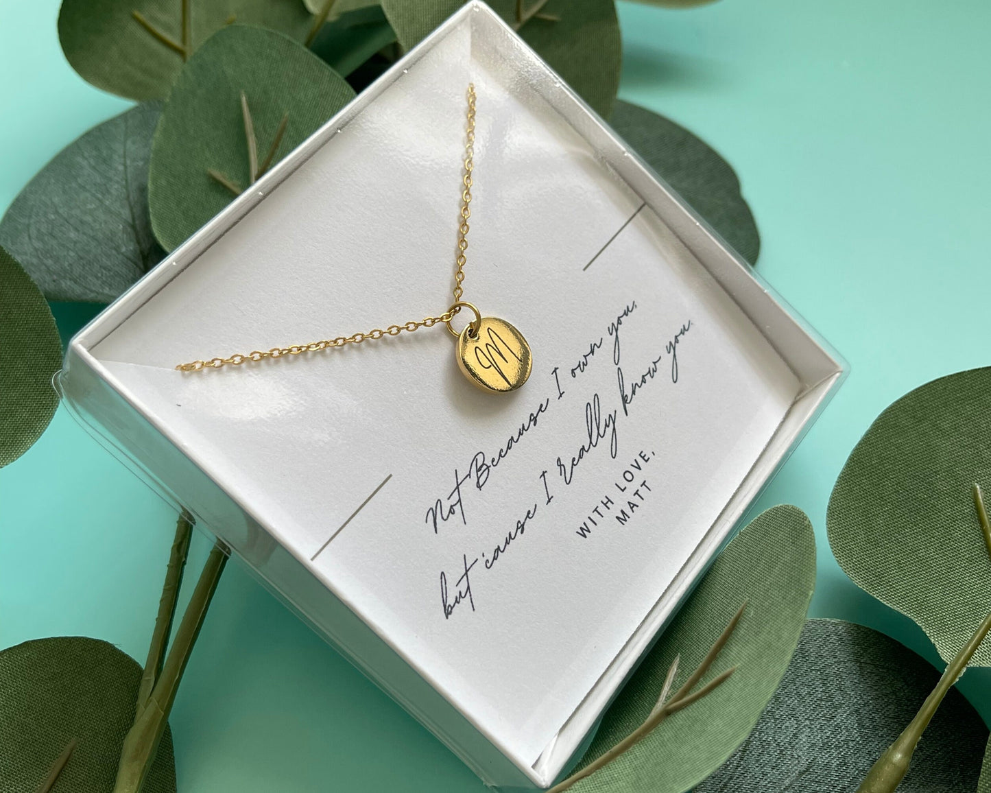 Personalized Gold Initial Necklace, Gift for Women, Engraved Letter Pendant, Special Occasion Jewelry