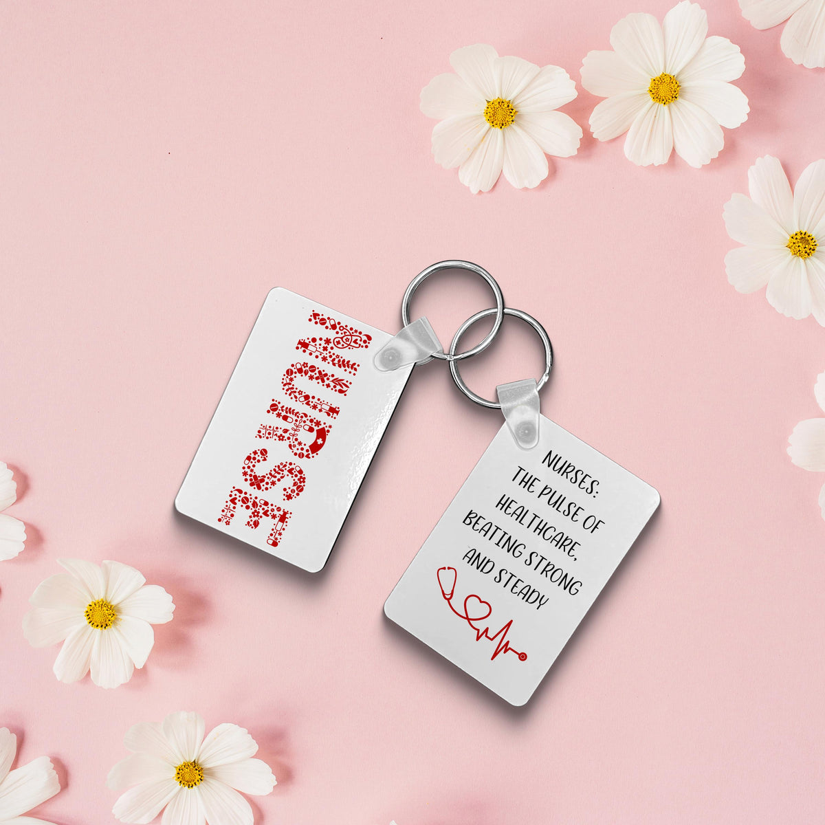 Personalized Nurse Keychain Gift for ER, ICU, or Registered Nurses  Custom Medical Professional Accessory