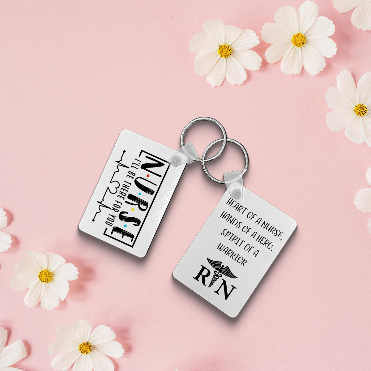 Personalized Nurse Keychain Gift for ER, ICU, or Registered Nurses  Custom Medical Professional Accessory