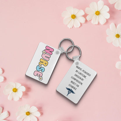 Personalized Nurse Keychain Gift for ER, ICU, or Registered Nurses  Custom Medical Professional Accessory