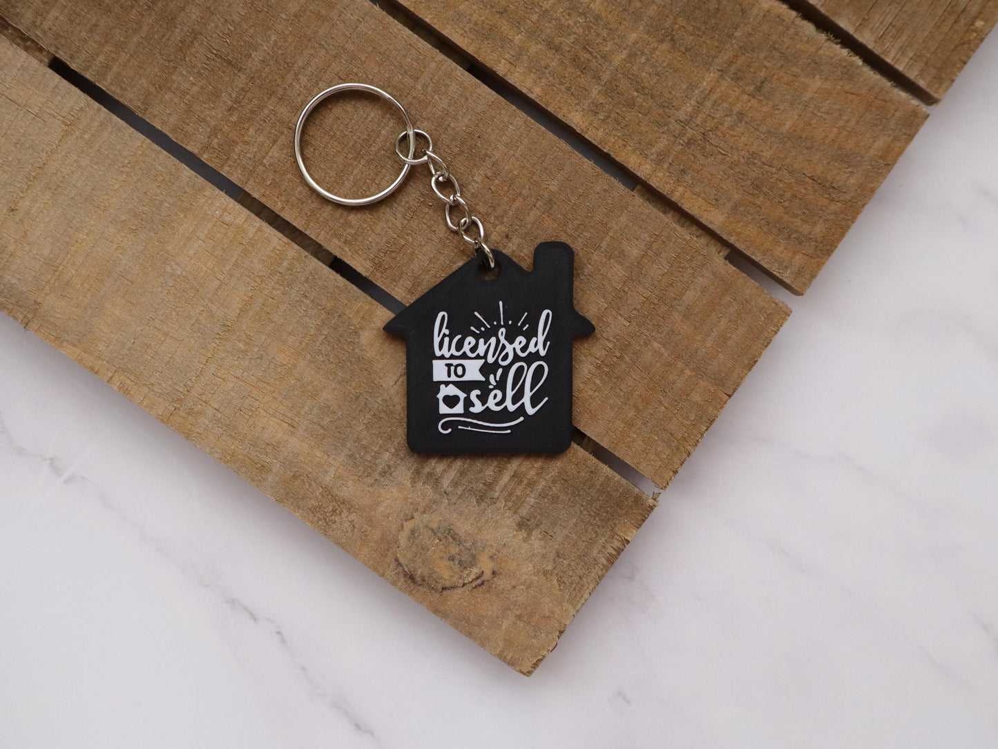 NFC House Keychain Gift for Realtors, Closing, Housewarming, Custom Branding, Real Estate Clients