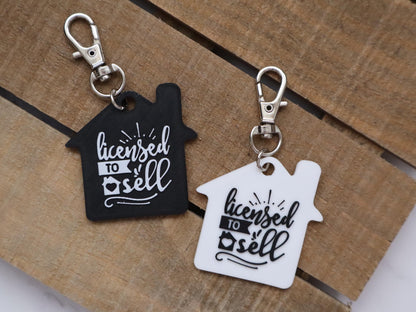 NFC House Keychain Gift for Realtors, Closing, Housewarming, Custom Branding, Real Estate Clients