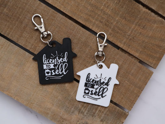NFC House Keychain Gift for Realtors, Closing, Housewarming, Custom Branding, Real Estate Clients