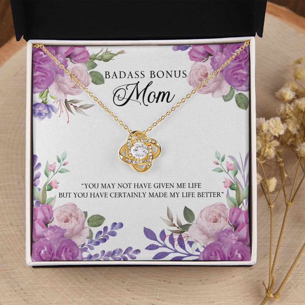 Bonus Mom Gift, Mother's Day Gift from Daughter, Personalized Gift for Bonus Mom, Son to Mom gift, Bonus Mother Necklace