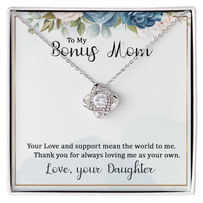 Mother's Day Gift to Bonus Mom, Fine Jewelry, Gold Necklace, Bonus Mother Birthday, Bonus Mom Gift Ideas