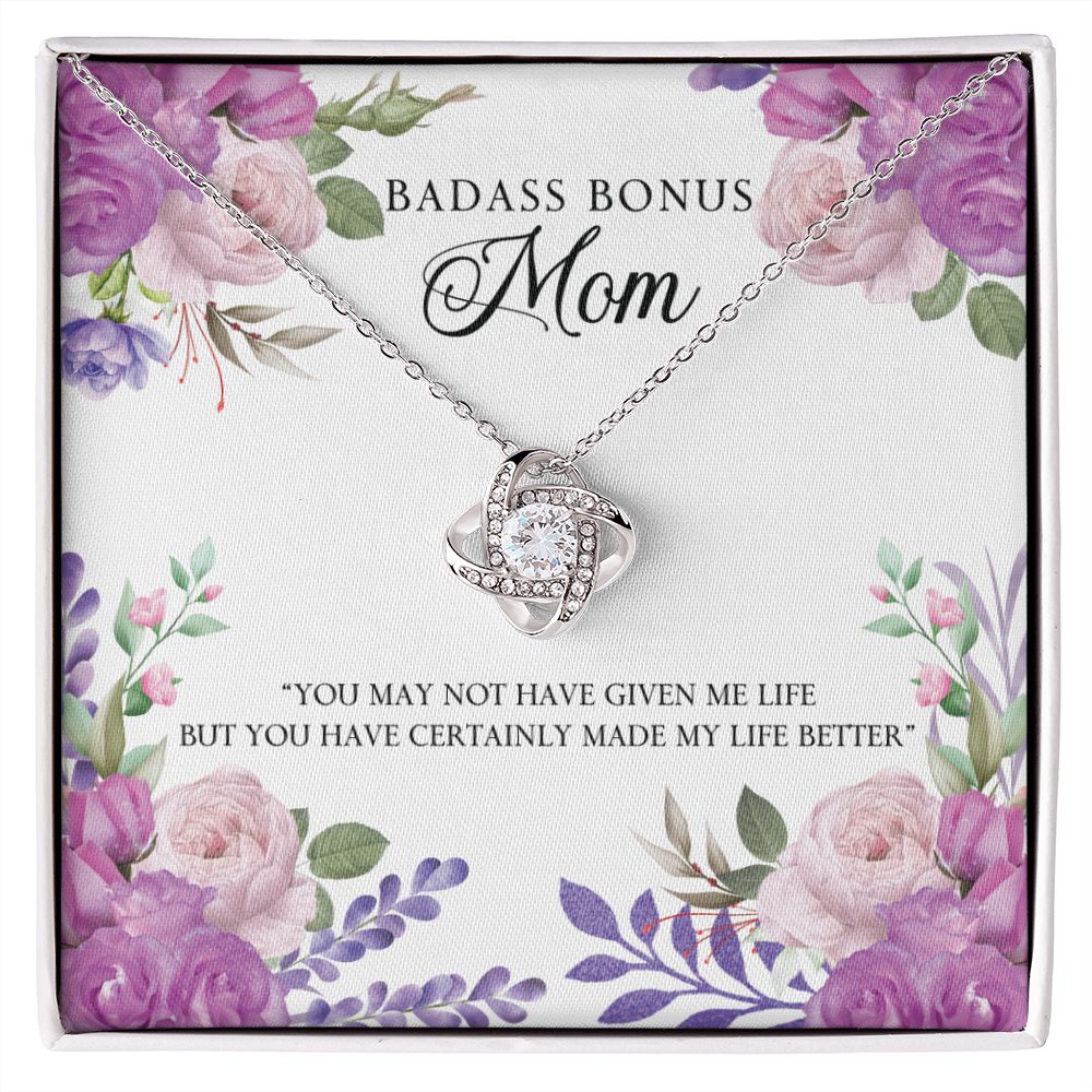 Bonus Mom Gift, Mother's Day Gift from Daughter, Personalized Gift for Bonus Mom, Son to Mom gift, Bonus Mother Necklace