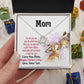 Mothers day gift from son, Cute jewelry for Mom, Last Minute Gift Ideas, Gift to mom from kid, Fox card design, dainty necklace