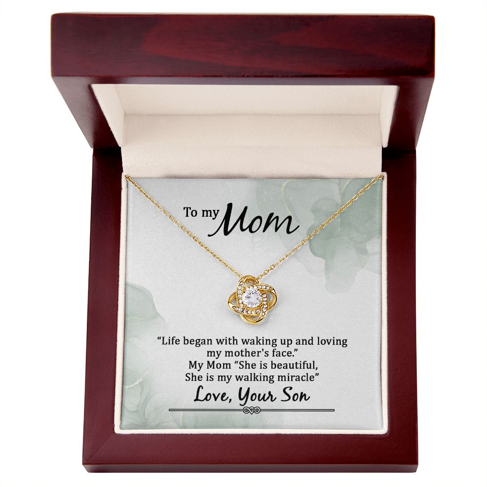 Mother's Day Gift, Minimalist necklace for Mom, Mommy Birthday Gift Ideas, Gift from son to mom
