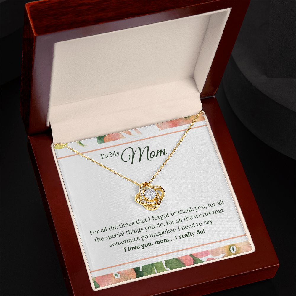 Mother's Day Gift from Son, Special Gift for Mothers Day, Card Message for Mothers Day, Dainty Necklace for Mom