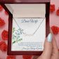 Dear Wife Name Necklace With Gift Box and Message Card