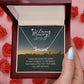 In loving Memory Name Necklace With Gift Box and Message Card