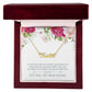 Sister Name Necklace With Gift Box and Message Card