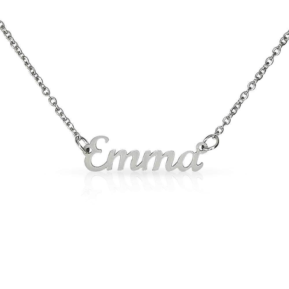 Personalized Modern Name Necklace For Her