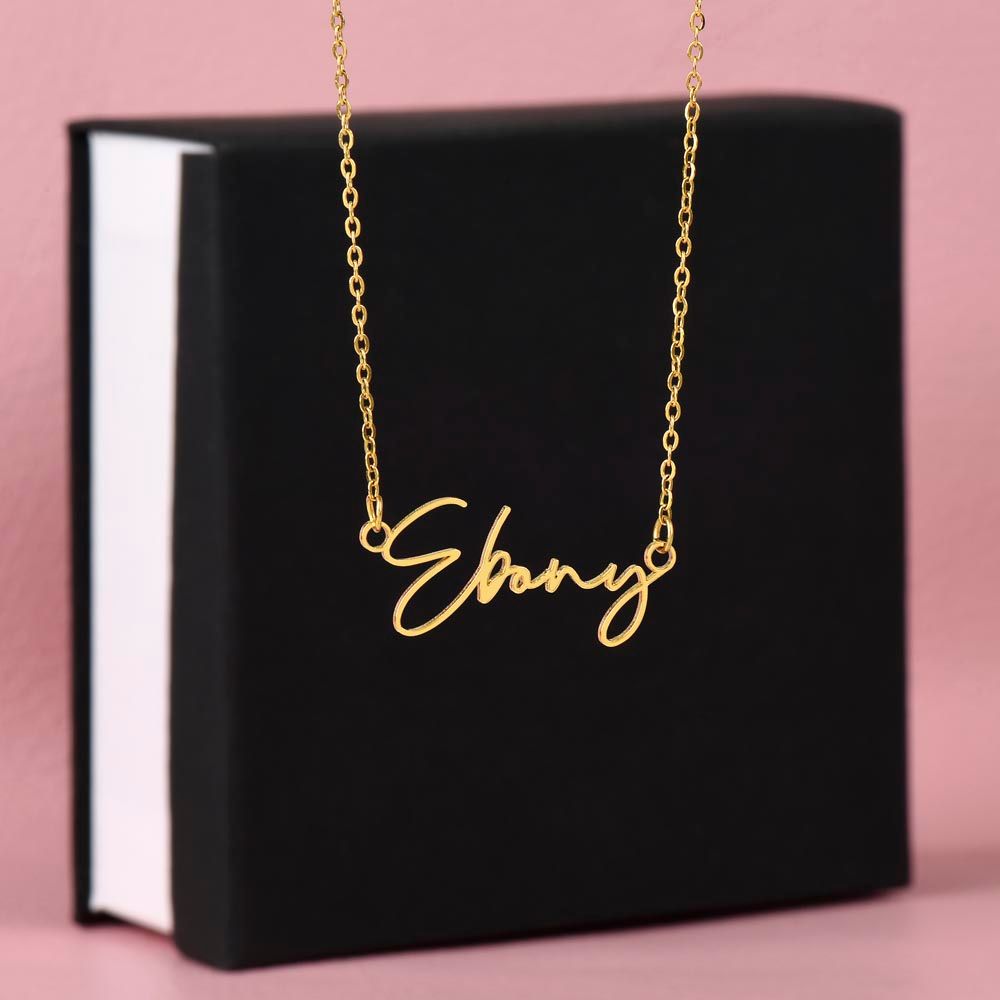 Minimalist Name Necklace for Her