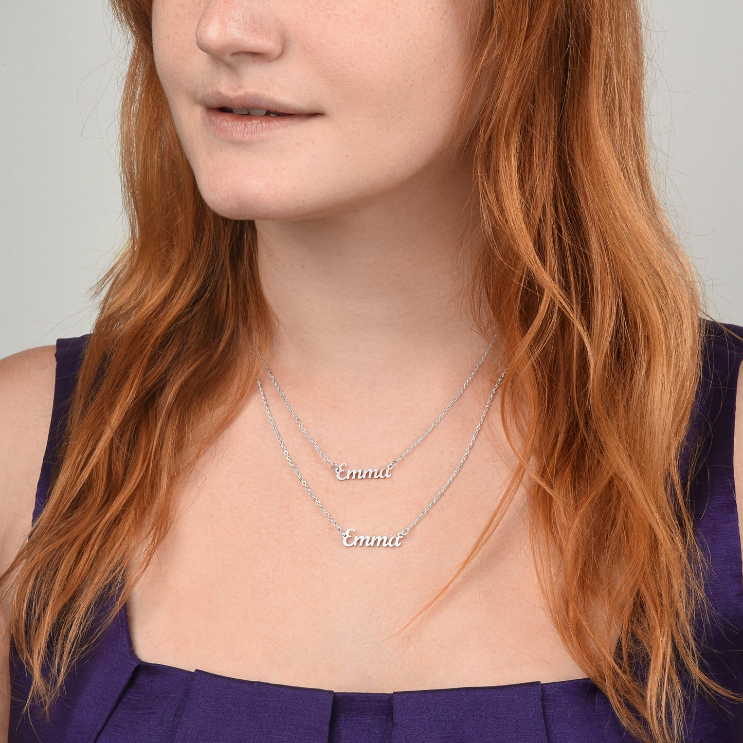 Personalized Modern Name Necklace For Her